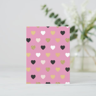 Cartes Pour Fêtes Annuelles Motif de coeur 32