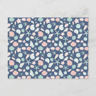 Cartes Pour Fêtes Annuelles motif de coquillages