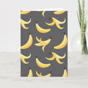 Cartes Pour Fêtes Annuelles Motif de fête banane drôle coloré - modifiable