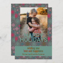 Motif de flocon d'hiver doux photo