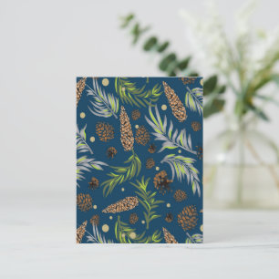 Cartes Pour Fêtes Annuelles Motif de Noël, Pine Snow 9