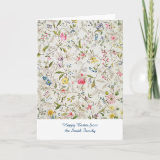 Cartes Pour Fêtes Annuelles Motif de papier peint floral