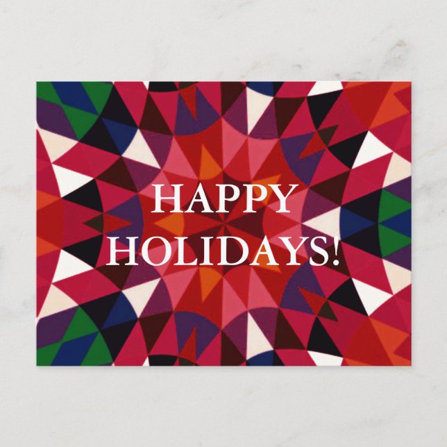 Cartes Pour Fêtes Annuelles Motif de vacances (Devant)