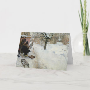 Cartes Pour Fêtes Annuelles Motif d'hiver Åsögatan