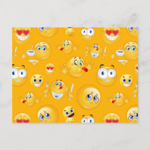 Cartes Pour Fêtes Annuelles Motif Emoji 2