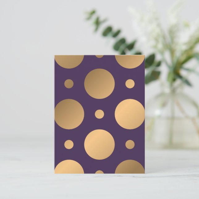 Cartes Pour Fêtes Annuelles Motif Points 15 (Debout devant)
