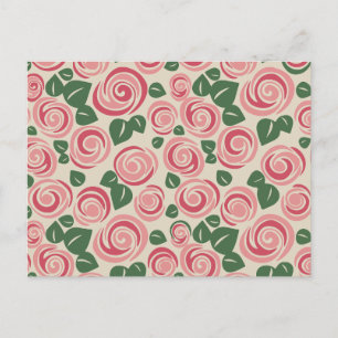 Cartes Pour Fêtes Annuelles Motif rose