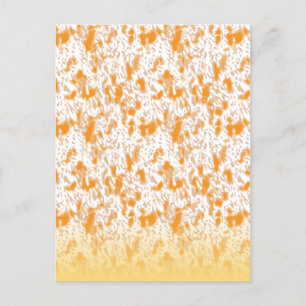Cartes Pour Fêtes Annuelles Motif textile avec orange et gol vibrants