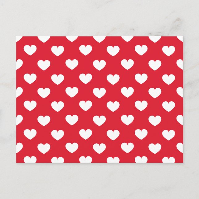 Cartes Pour Fêtes Annuelles Motif Valentine Arrière - plan Avec Coeur Amour (Devant)