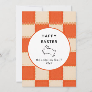 Cartes Pour Fêtes Annuelles Motifs de lapin modernes élégants Photo de Pâques