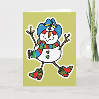 Cartes Pour Fêtes Annuelles motoneigiste