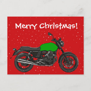 Cartes Pour Fêtes Annuelles Motorcycle