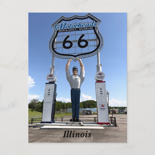 Cartes Pour Fêtes Annuelles MotorHeads Bar & Grill, Musée (Devant)