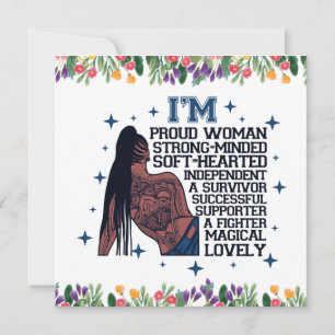 Cartes Pour Fêtes Annuelles Mots Positifs Inspirationnels Affirmation Sista Bl