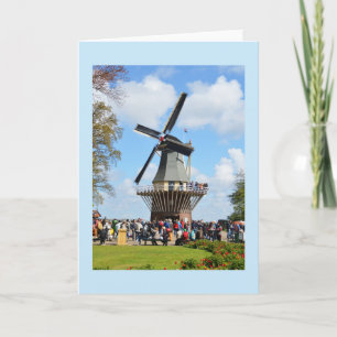 Cartes Pour Fêtes Annuelles Moulin à vent