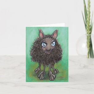 Cartes Pour Fêtes Annuelles Mouton noir