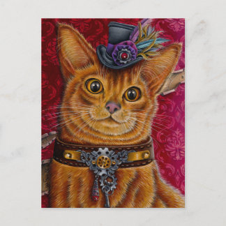 Cartes Pour Fêtes Annuelles "Mr. Meowington" postcard