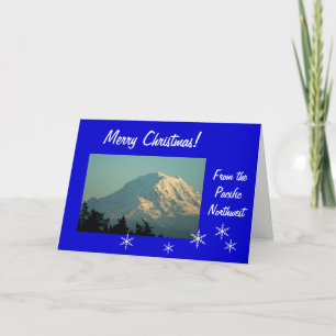 Cartes Pour Fêtes Annuelles Mt. Rainier Noël : Allez Le Dire !