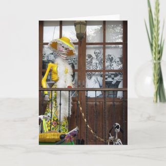 Cartes Pour Fêtes Annuelles Muerte de Père Noël