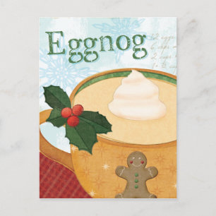 Cartes Pour Fêtes Annuelles Mug de Noël avec Eggnog