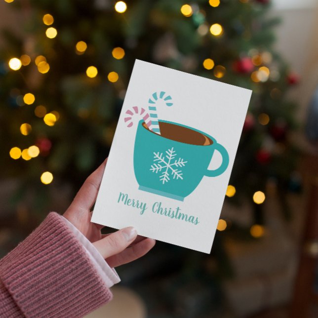 Cartes Pour Fêtes Annuelles Mug de Noël moderne (Créateur téléchargé)