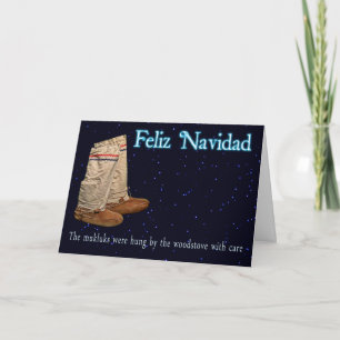 Cartes Pour Fêtes Annuelles Mukluks de Noël