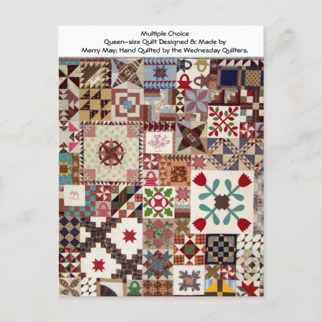 Cartes Pour Fêtes Annuelles Multiple Choice Quilt (Devant)