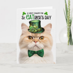 Cartes Pour Fêtes Annuelles Munchkin Sausage Cat Jour de la Saint-Patrick Port