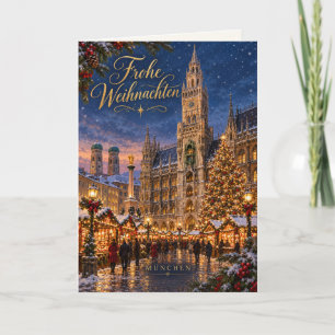 Cartes Pour Fêtes Annuelles Munich Joyeux Noël