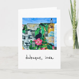 Cartes Pour Fêtes Annuelles mur de graffiti en dubuque