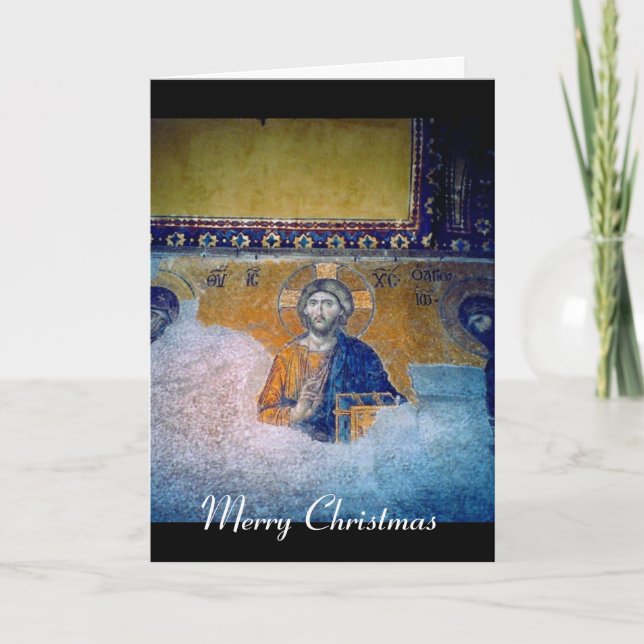 Cartes Pour Fêtes Annuelles murale de jésus (Devant)