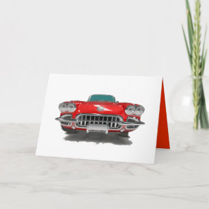 Cartes Pour Fêtes Annuelles Muscle car