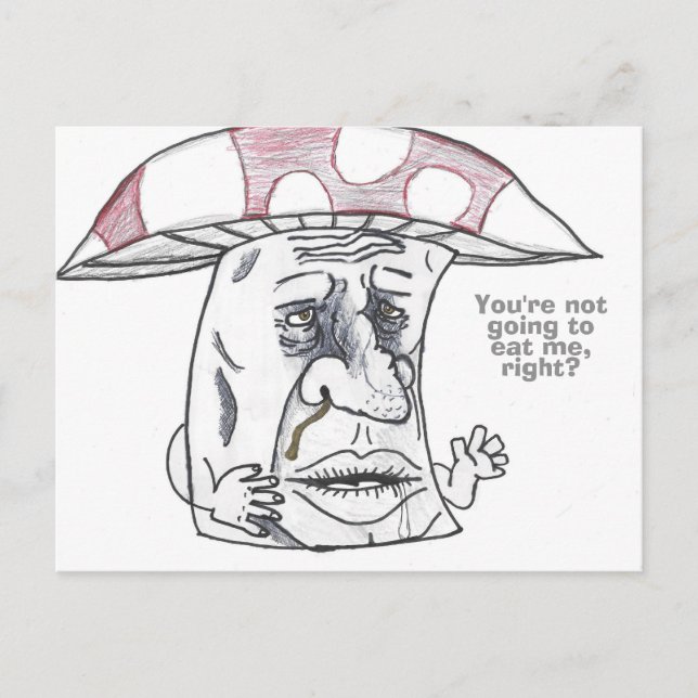 Cartes Pour Fêtes Annuelles Mushroom Man Therapy (Devant)