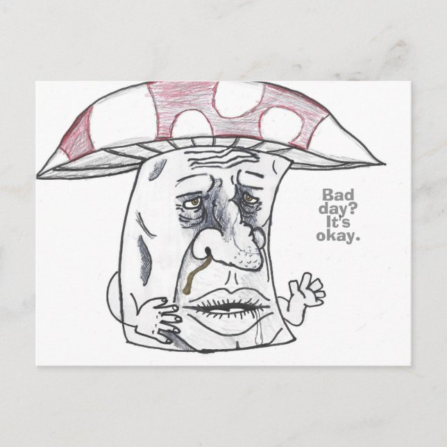 Cartes Pour Fêtes Annuelles Mushroom Man Therapy (Devant)