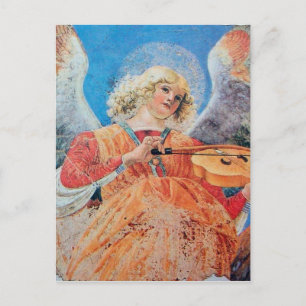 CARTES POUR FÊTES ANNUELLES MUSIQUE FABRIQUANT L'ANGE DE NOËL