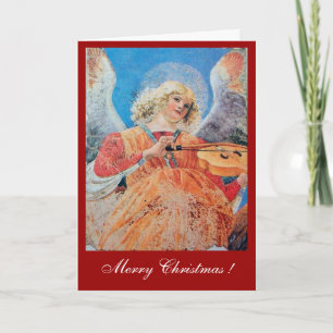 CARTES POUR FÊTES ANNUELLES MUSIQUE FABRIQUANT L'ANGE DE NOËL