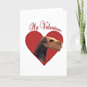 Cartes Pour Fêtes Annuelles My Airedale Terrier Valentine