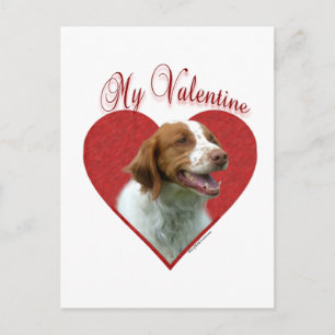 Cartes Pour Fêtes Annuelles My Brittany Spaniel Valentine
