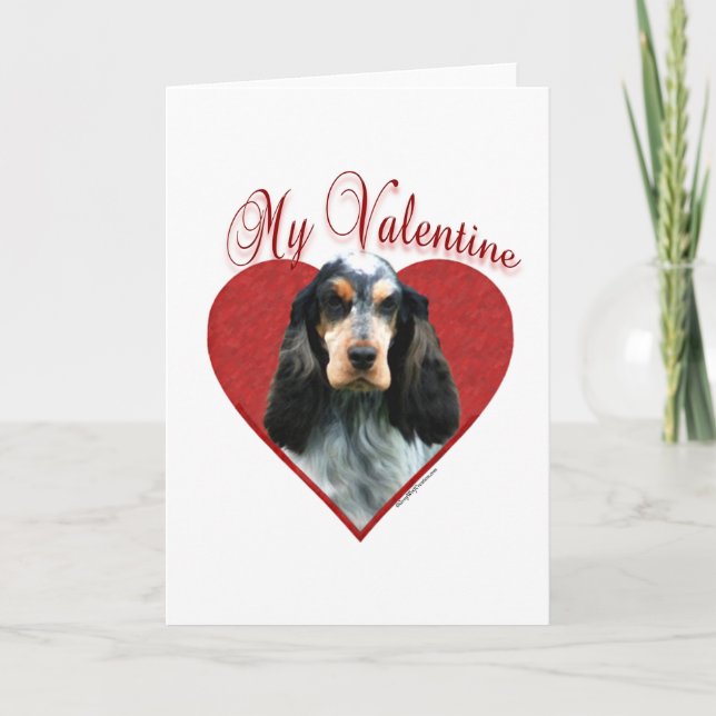 Cartes Pour Fêtes Annuelles My English Cocker Spaniel Valentine (Devant)