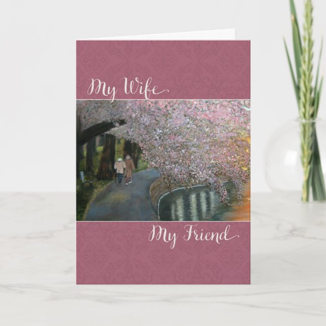 Cartes Pour Fêtes Annuelles My Wife My Friend - Saint Valentin (Devant)