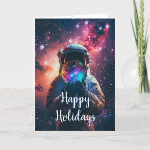 Cartes Pour Fêtes Annuelles Mystère Cosmique Aqua