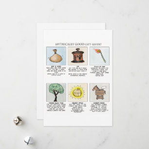 Cartes Pour Fêtes Annuelles Mythologie Bon Guide Cadeau Mythologie Voiture de