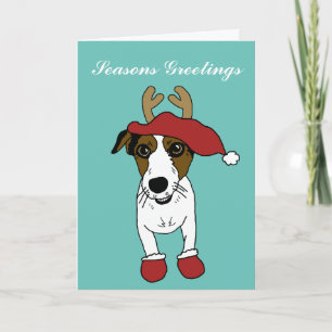 Cartes Pour Fêtes Annuelles Nacho le Jack Russell Terrier