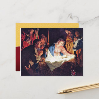 Cartes Pour Fêtes Annuelles nacimiento