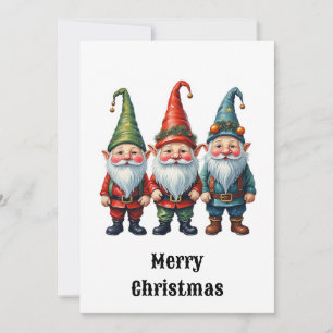 Cartes Pour Fêtes Annuelles Nains Drôles Branchés Fantaisistes Fantastiques Sa