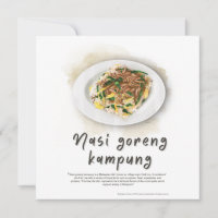 Nasi Goreng riz frit Malaisie