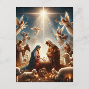 Cartes Pour Fêtes Annuelles Nativité