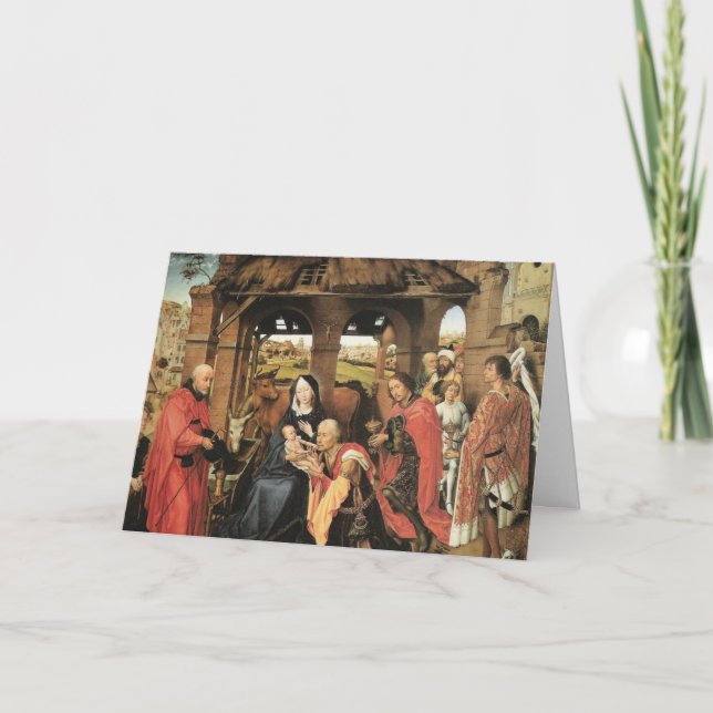 Cartes Pour Fêtes Annuelles Nativité (Devant)