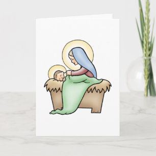 Cartes Pour Fêtes Annuelles Nativité