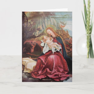 CARTES POUR FÊTES ANNUELLES NATIVITÉ AVEC ANGELS - MAGIE DE NOËL
